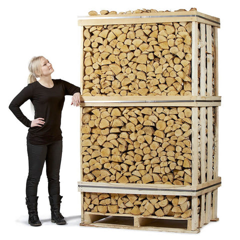 2 CUBIC METERS KILN DRIED FIREWOOD